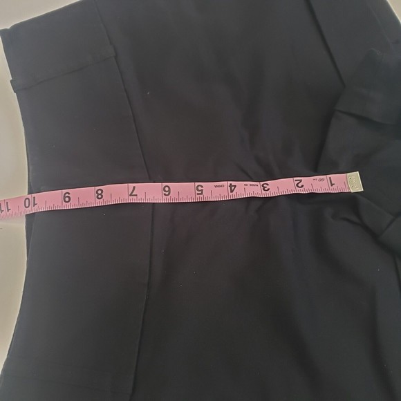 The Limited Cuffed Shorts Black Womens Size 6 Slash Pockets Stretch Twill Chino - Picture 9 of 11